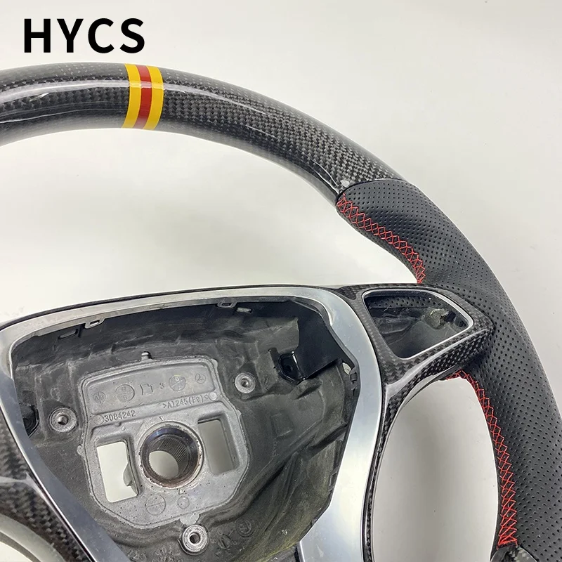 Рулевое колесо для автомобиля Mercedes-Benz W205 C CLASS C200 E300 C220 C300 C400 C450 рулевое из углеродного волокна