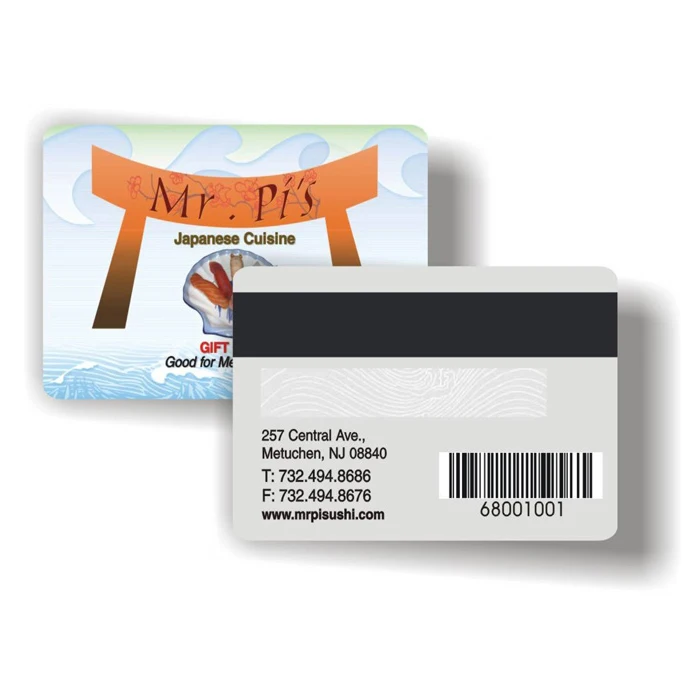 Биоразлагаемая RFID магнитная карта для ключей для отеля PLA 125 кГц