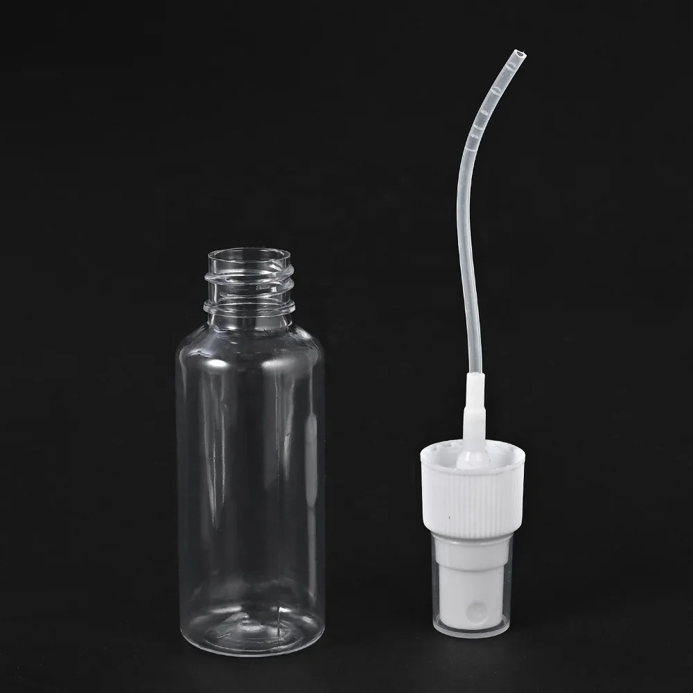 20 30 50 100 ml transparent sanitizer empty small travel pocket refillable spray alcohol bottle pet plastic bottle with nozzle