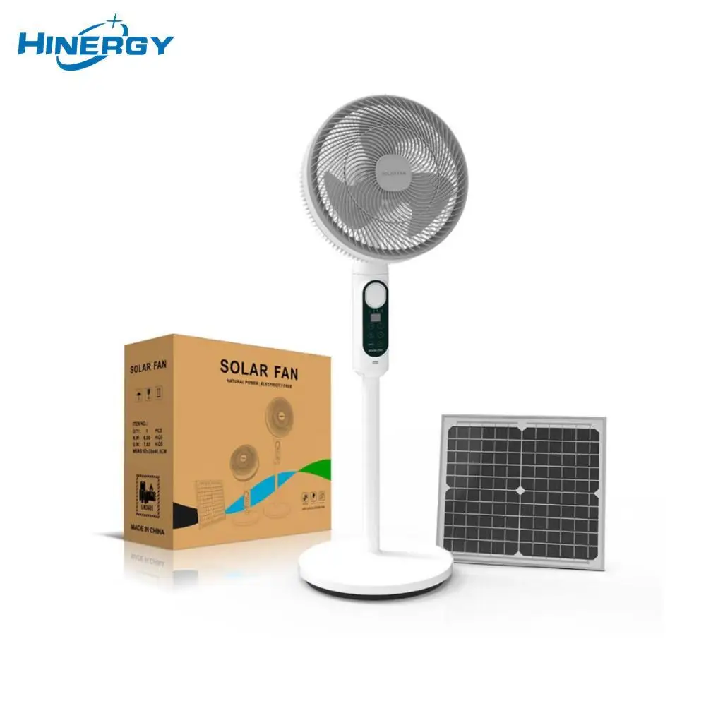 Wholesale Price Guangzhou Solar Powered Lontor Rechargeable Fan With Solar Panel