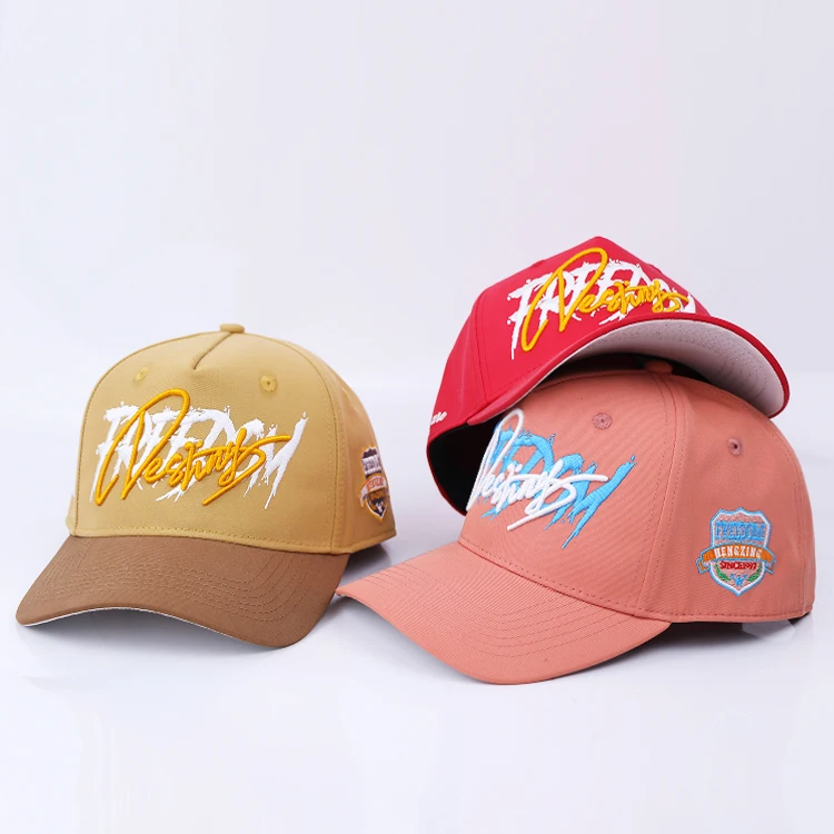 2 tone baseball caps supplier embroidery logo winter outdoor 5 panel a frame baseball hats cap baseball cap with embroidery logo