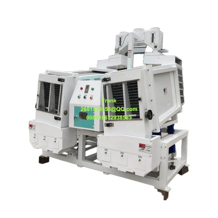 New design MGCZ80C dboule body 9.5-11.5T paddy grain wheat rice milling separator equipment in 260T rice factory