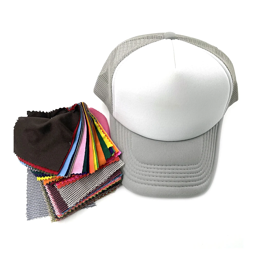 Embroidery foam mesh wholesale hats custom embroidered trucker cap hat