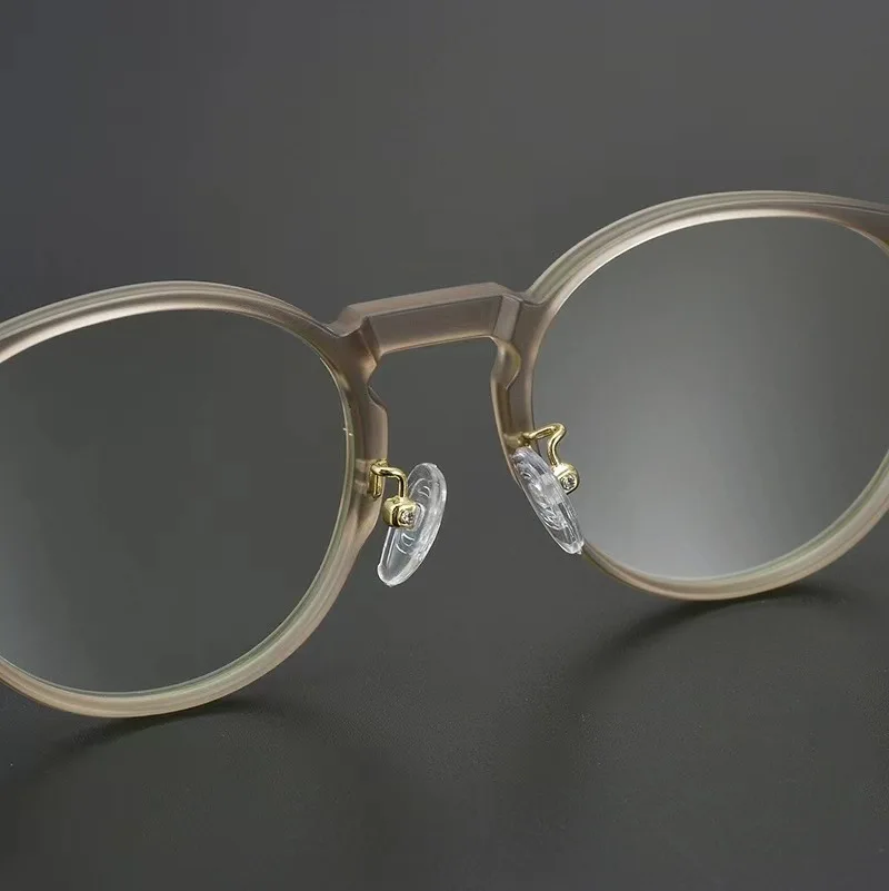 New Arrival Vintage Round Optic Glasses Frames Unisex Wholesale with Custom Logo Trendy Women and Men Spectacle
