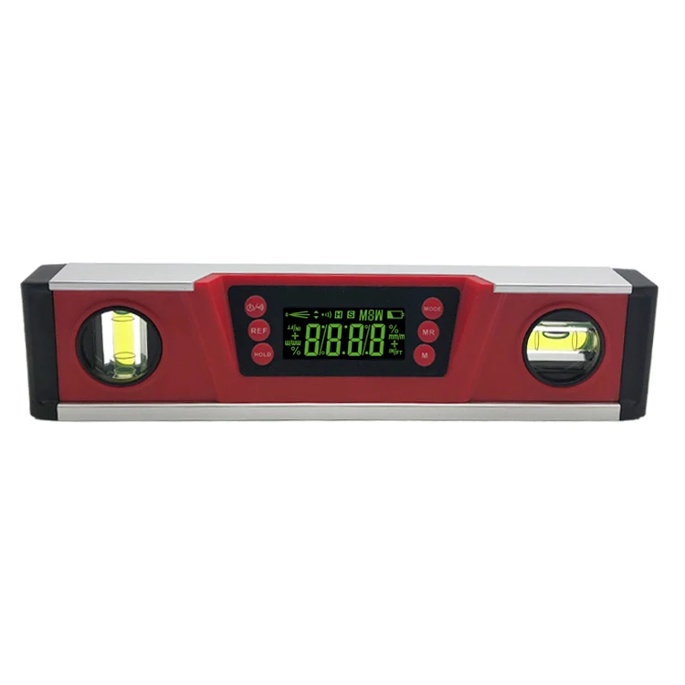 IP54 Dust & Water Resistance 10inch/254mm Angle Slope Meter Ruler LED Display Multi Angle Level Measuring Ruler Digital  Level