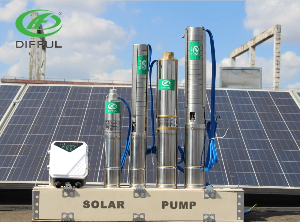 
dc solar pump submersible water pump solar borehole water pump 