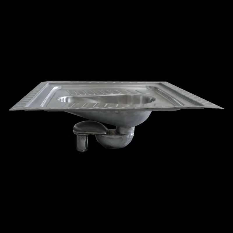 Китайский общественный Туалет Сифон 304 нержавеющей стали из приседания унитаз производитель