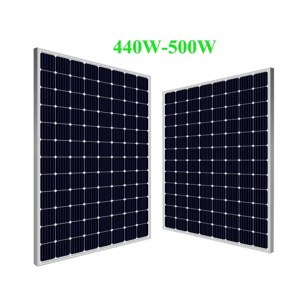 High grade photovoltaic 450watt 500 w solar panel/plate for home