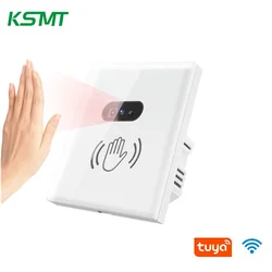 ksmt Tuya Alexa/Google Home Remote Control Relay Automation  Touch Smart Wifi  Switch