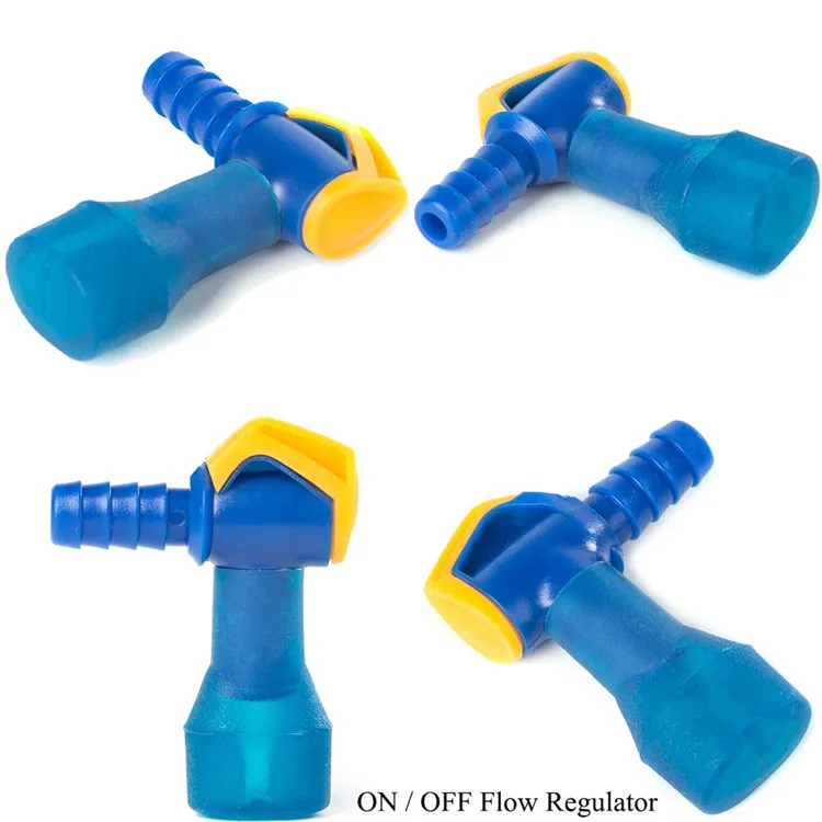 Dropship to USA 2020 China manufacturer water bladder On-Off switch bite valve tube nozzle replacement with O ring blue