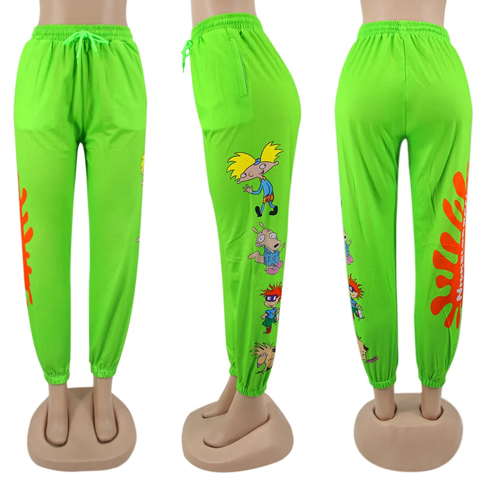 2022 Outdoor Cargo Yoga Pant Plus Size Women Trouser Lady Fashion Casual Print Trouser Sport Track Pant Sexy Stacked Sweat Pants