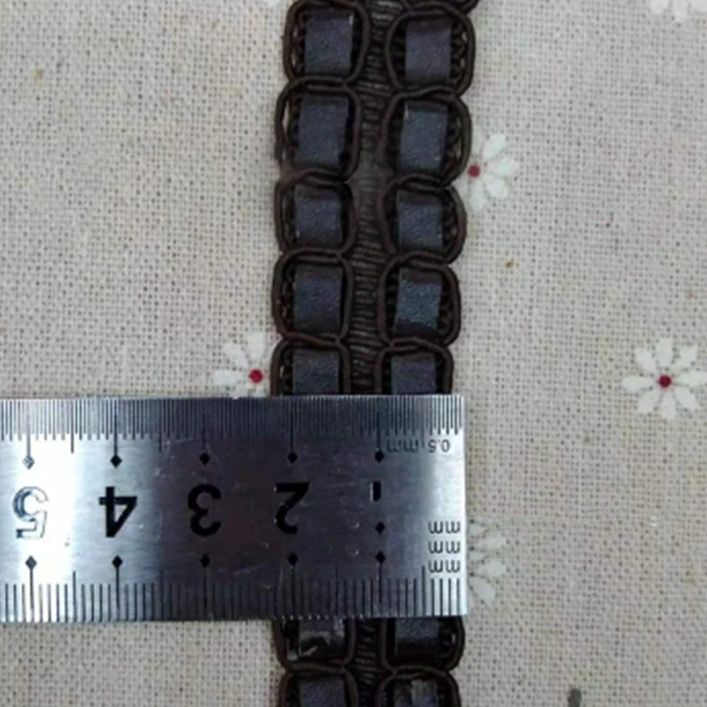 Leather Eight Character Ribbon Lace Clothing Collar Cuff Bag Mouth Ethnic Style Belt Shoe Hat Factory Wholesale