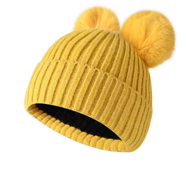 custom cute luxury warm wool knitted beanie blanks Winter cashmere bennie caps women 100% pure wool beanie hats