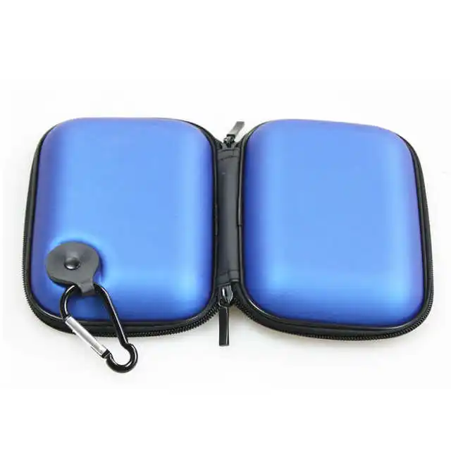 Factory Price EVA Small Tool Storage Case Custom Logo Blue PU Portable Waterproof With Carabiner