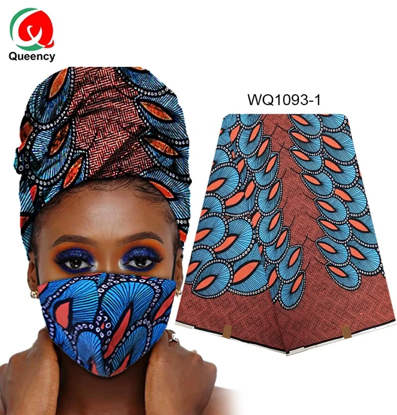 Civilian face mas k fabric african wax mas-k washable100% cotton anti dusty face ankara mas k fabric queency fabric