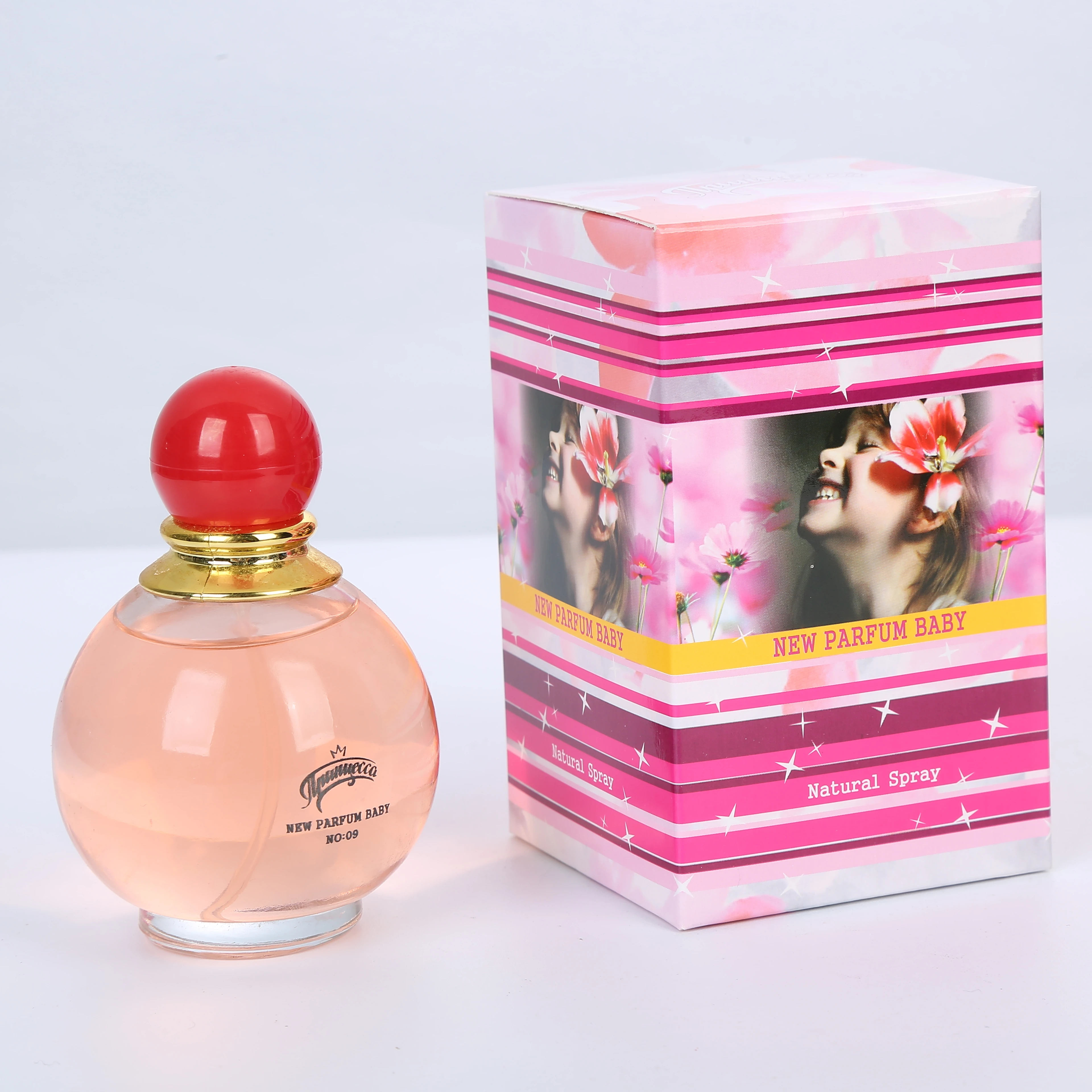 75mll Baby Perfume cute shape  Glass Bottle perfume for children Private Label Cute Packaging Baby Cologne