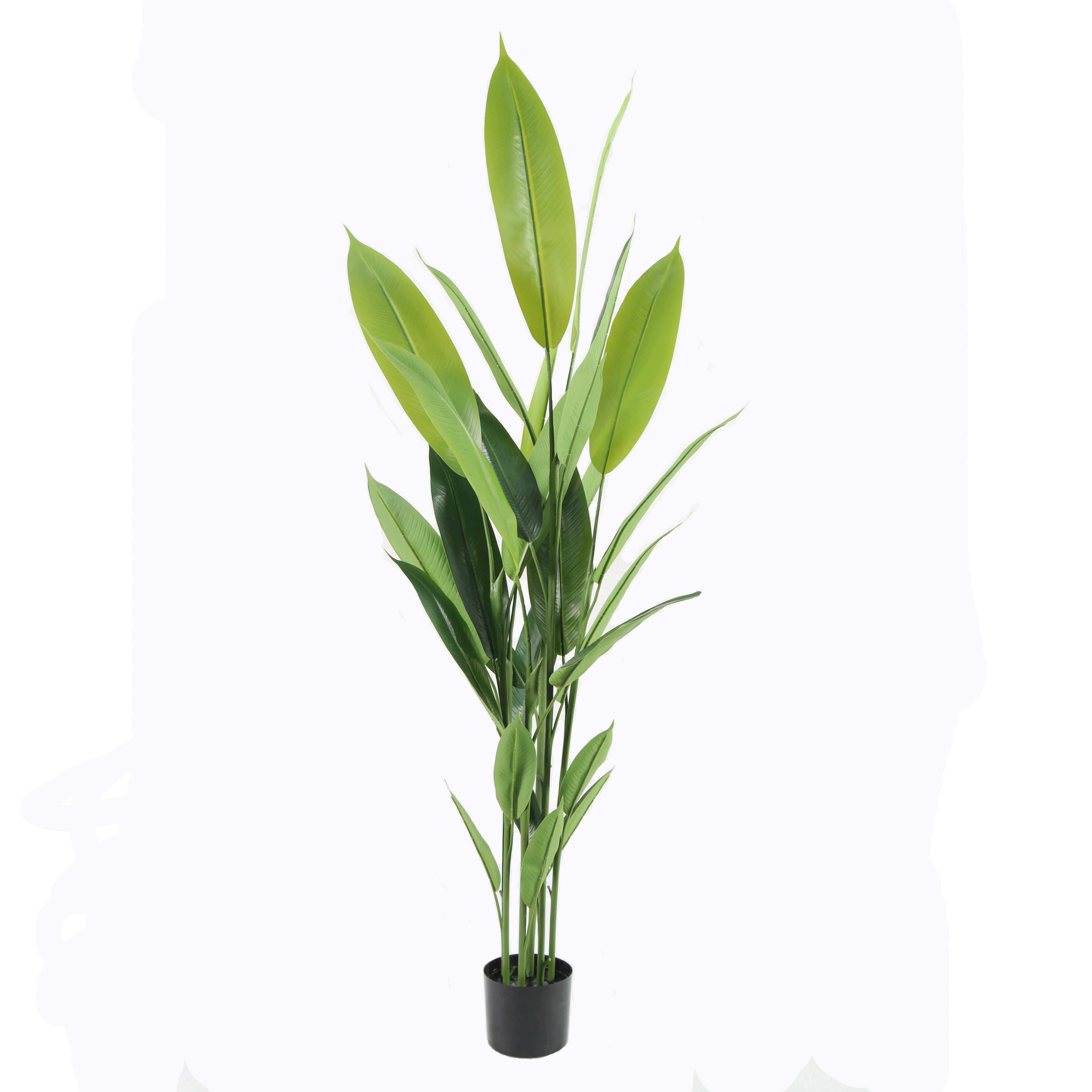 Home & Garden Decorative Faux Bonsai Greenery Skybird Giant Artificial Bird of Paradise Plant for Indoor Living Room Art Decor