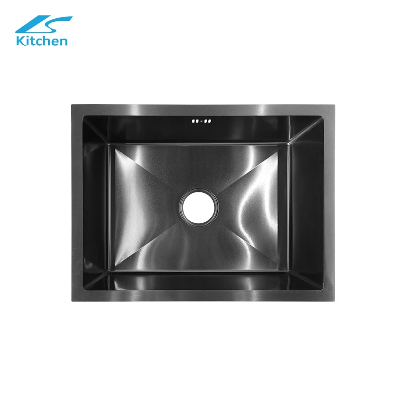 LW-5843S Best selling single bowl SUS304 stainless steel 16 gauge granite restaurant kitchen handmade ss sink