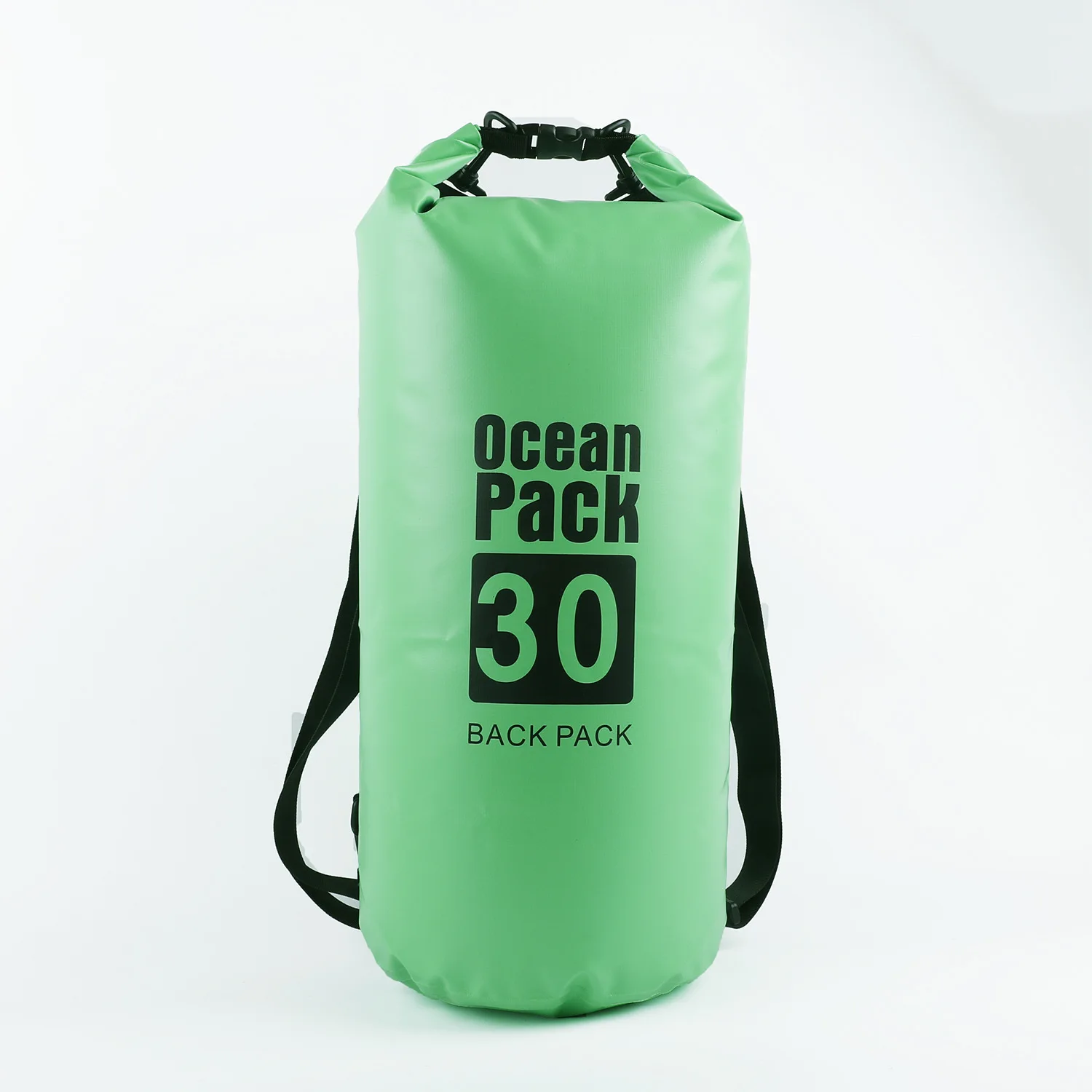 Durable 500D PVC Print Waterproof Dry Bag, 5L/10L/20L IPX7 Dry Sack Rucksack, Swim Bag For Beach Swimming Kayaking  And Surfing