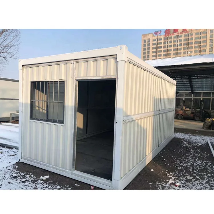 Prefab economy mobile 20 ft folding prefab container house