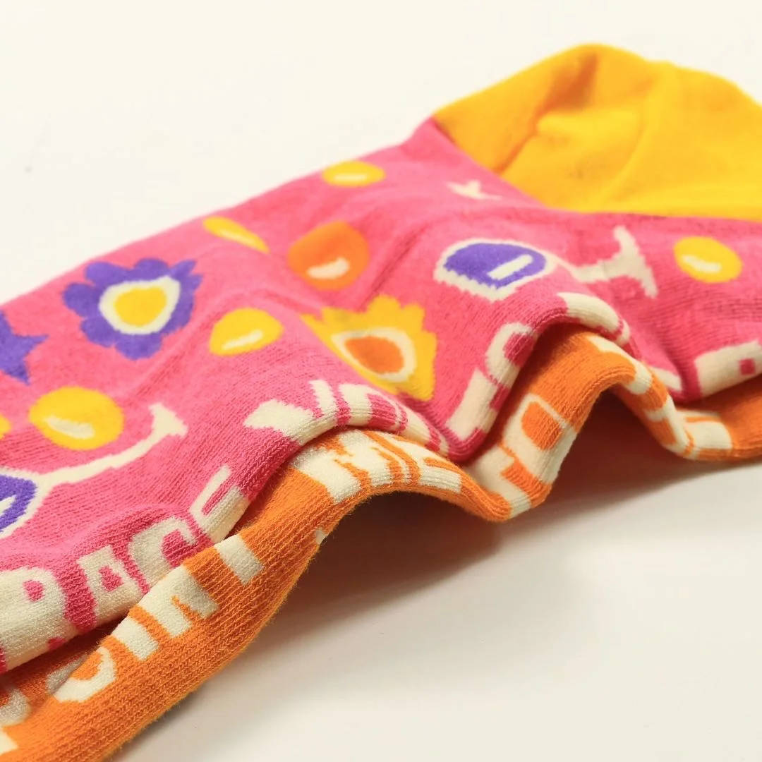 Ins Medium Custom Tube Cotton Cartoon Socks for Men