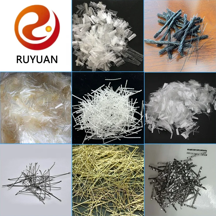 Ruyuan Chemical Pva Fiber 12mm Price Pva Concrete Fiber