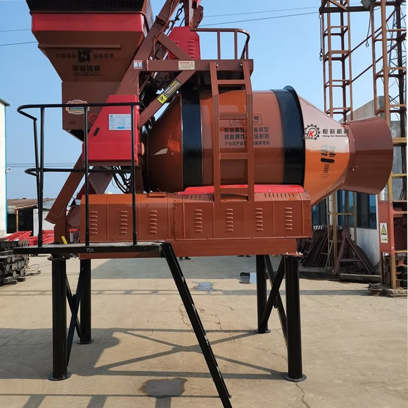 Double round stabilized soil mixing station for drum mixer, tank truck unloading and construction engineering