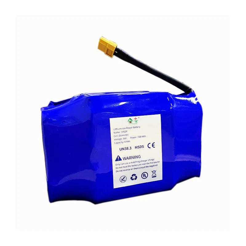 Customized OEM 18650 10s2p 36v 4400mah lithium ion battery pack for Electric Hoverboard Scooter