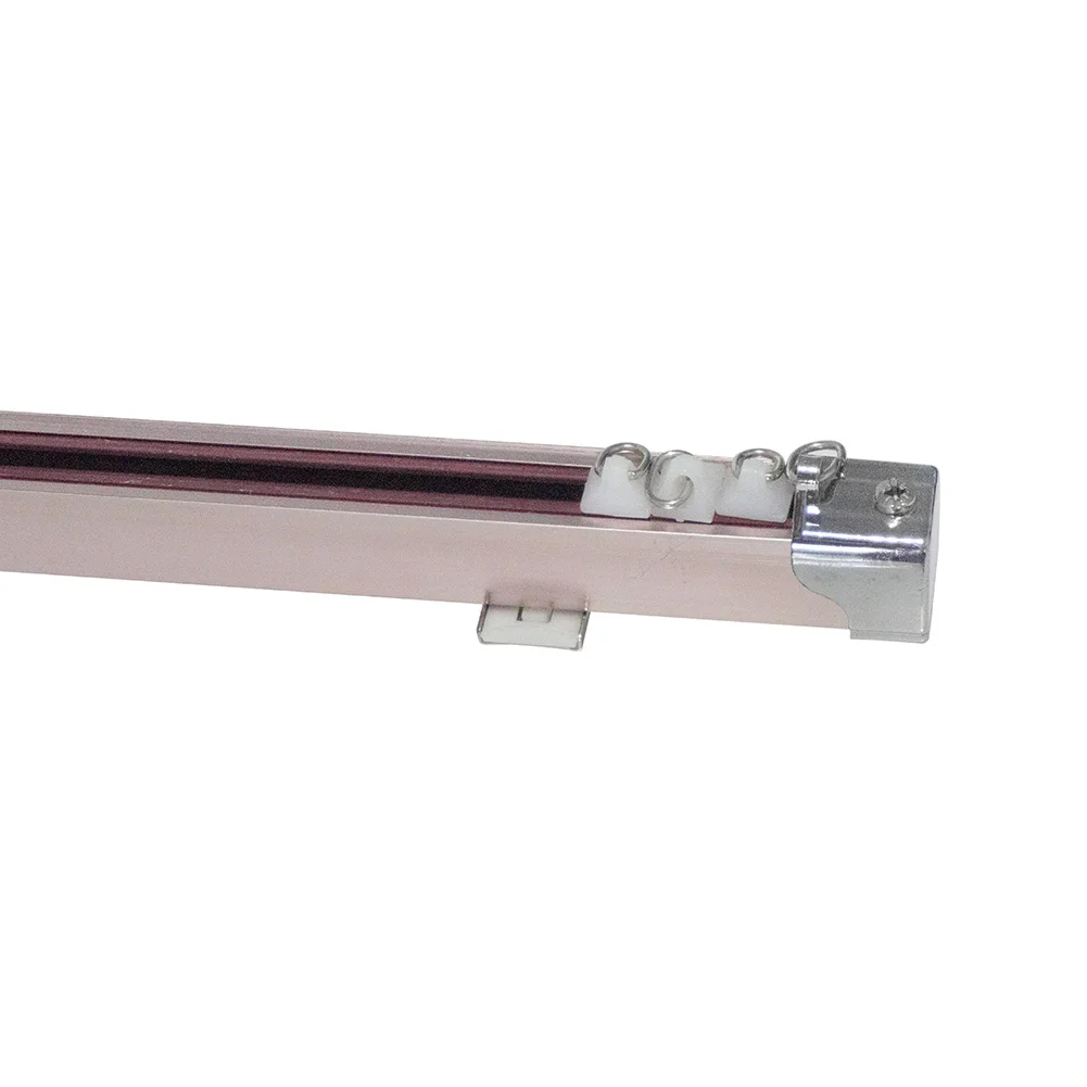 Wholesale simple luxury curtain rods and rails double curtain rods