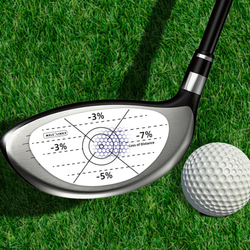 Waterproof Golf Impact Tape Set Self-Teaching Sweet Spot and Shot Consistency Analysis for Woods Irons and Putters