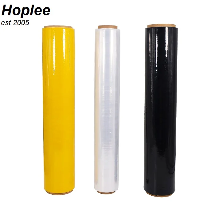 Colorful Plastic Stretch Film 10-30 Mic Thickness Wrap Products For Packaging
