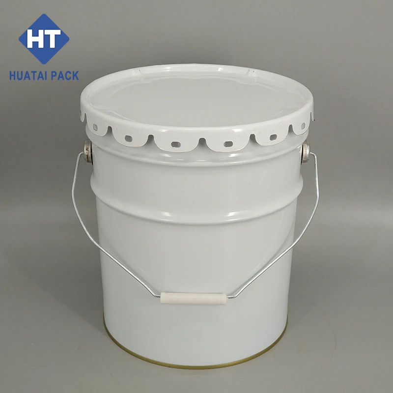 20 liter 5 gallon steel metal bucket tin drum can for paint packing