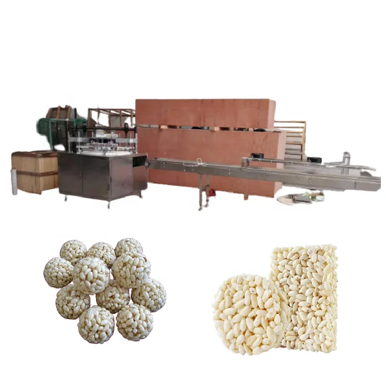 Automatic Rice Cake Brittle Sesame Candy Forming Machine Cereal Bar Peanut Candy Machine
