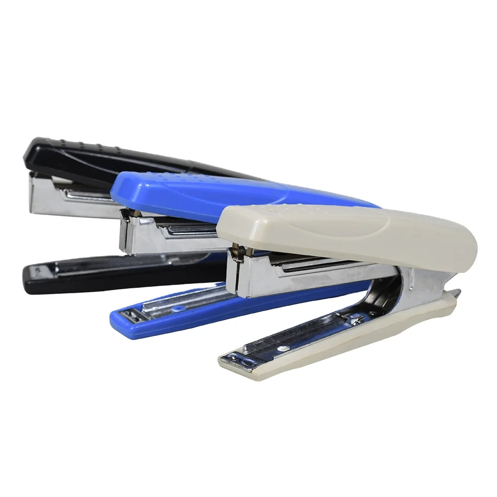 Colored Desktop Small Easy to Load labor-saving stapler office stationery commonly used staples binding metal Stapler