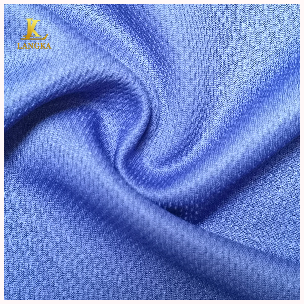 Langka high quality wholesale breathable bird eye jersey 100% polyester knit mesh lining fabric for dress