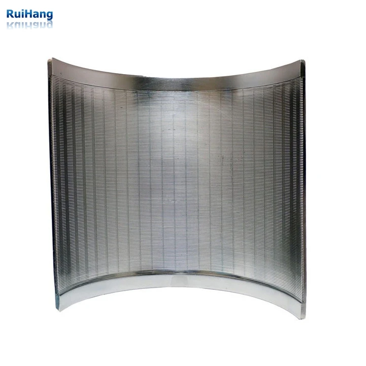 Sieve Bend Screen With Smooth Wire Surface Filtration Rate 150 Micron