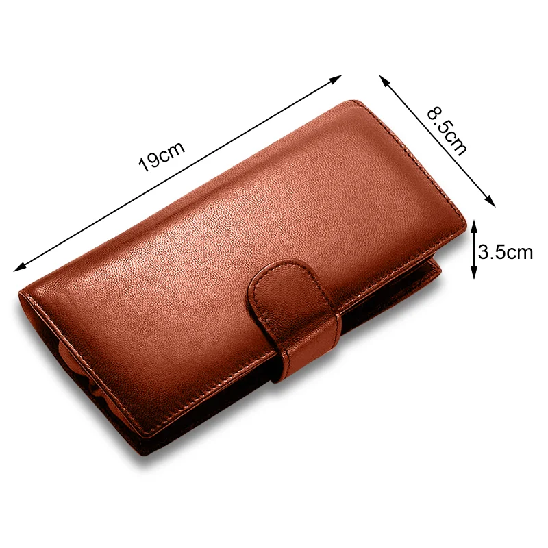 Vanace Travel case Handmade Leather Smoking Cigar Cases Tobacco Pouch Portable 2 Finger Cigarette Bag cigar Storage Bag humidor