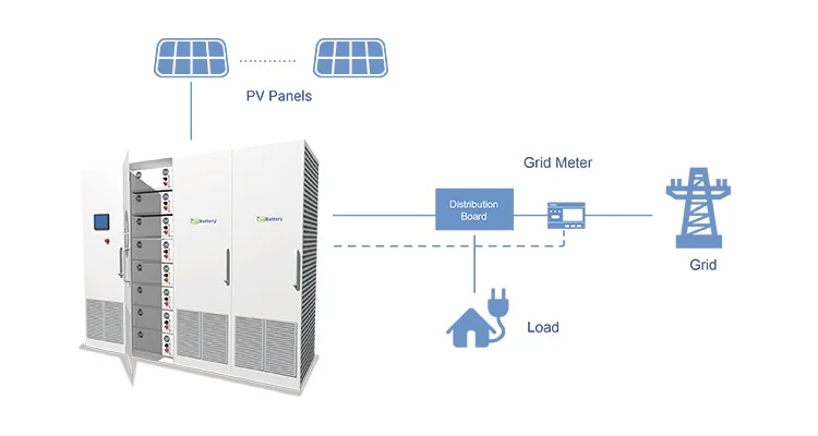 100kW solar generation 200kWh battery energy storage system for commercial large scale battery storage