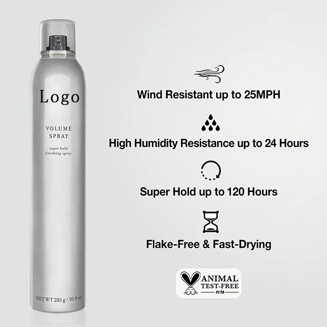 Private Brand Hair Styling Spray Product Wind And High Humidity Resistant Long Lasting Without Peeling Off Quick Drying Hair