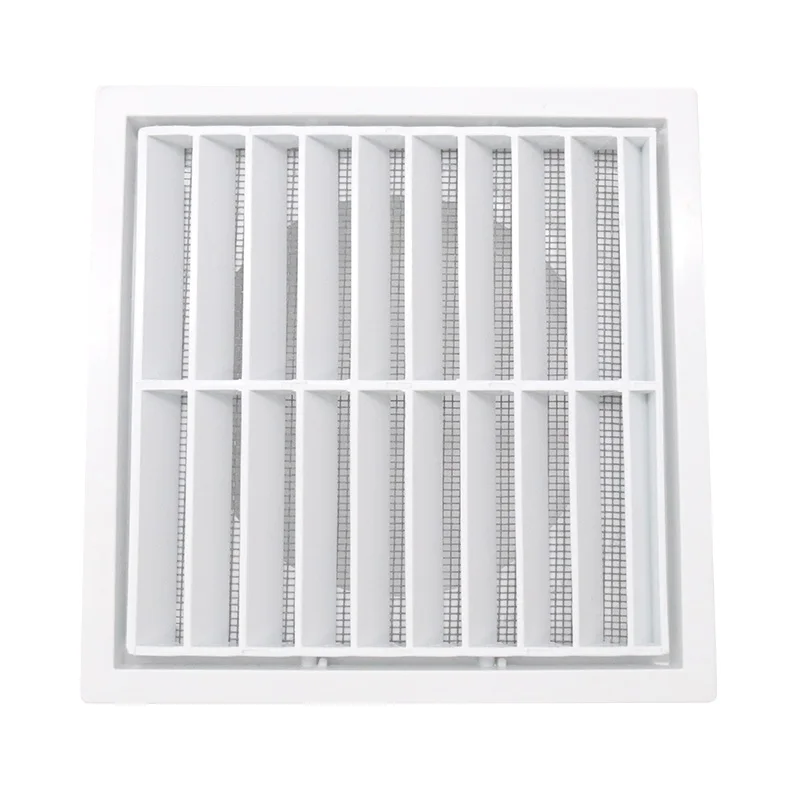 HVAC PP Square Air Vent Diffuser Plastic Multi-directional Adjustable Air Outlet Grille