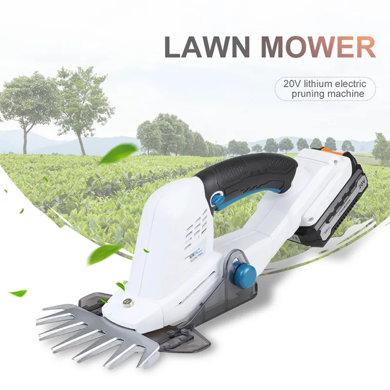 20V Cordless Weed Trimmer Grass Zip Trim Cutter Garden Edger Lawn Strimmer Hedge Cutter Pruning Garden Tools 2000mAh Li-ion