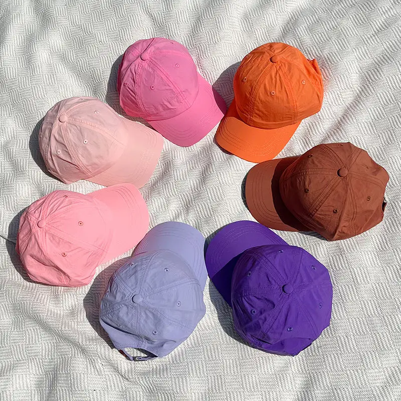 Wholesale Adjustable Quick drying Custom 6 Panel Dad Hat Embroidered logo Dad Hat Custom Baseball Caps Sports Hats