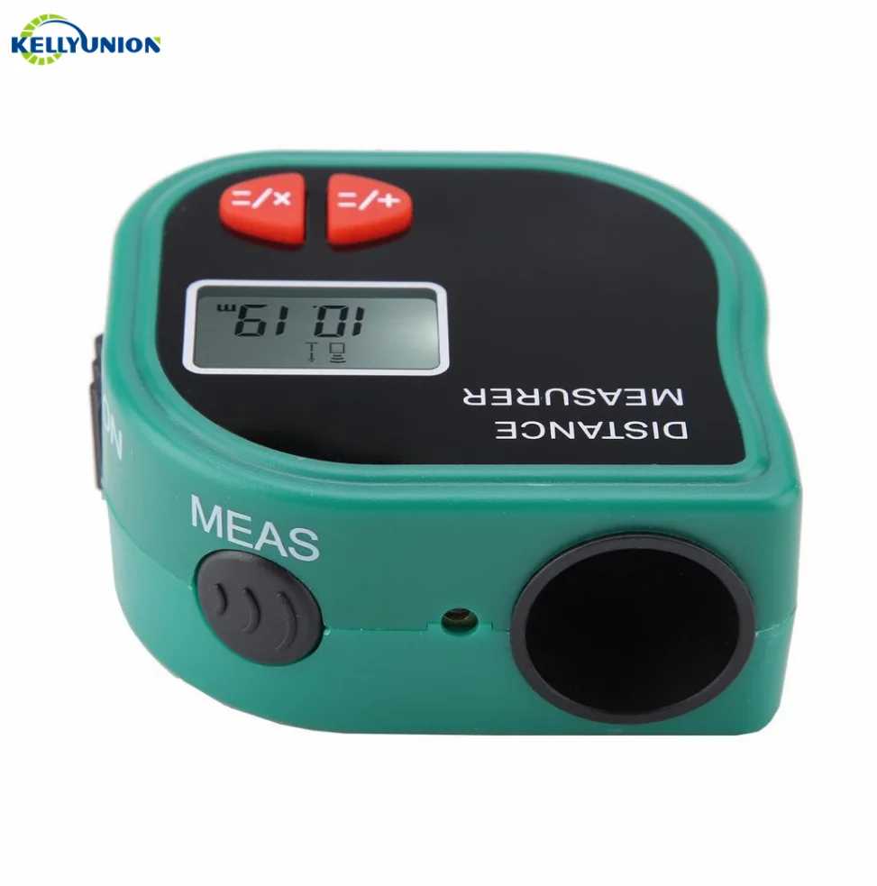 Mini Ultrasonic Digital Tape Measure Laser Range Finder Distance Meter Laser Pointer Rangefinder Level Tool Measurer