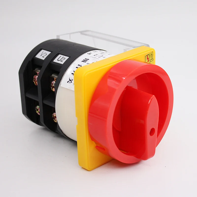 HZ12-25/04 25A Changeover Rotary Cam Switch Selector 2 position circuit breaker switch OEM ODM
