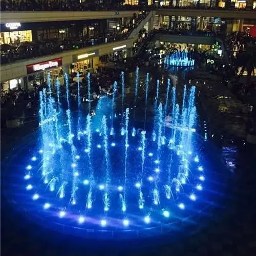 the latest variable speed programmable DC24V dmx512 dancing fountain  outdoor indoor garden music dancing water fountain