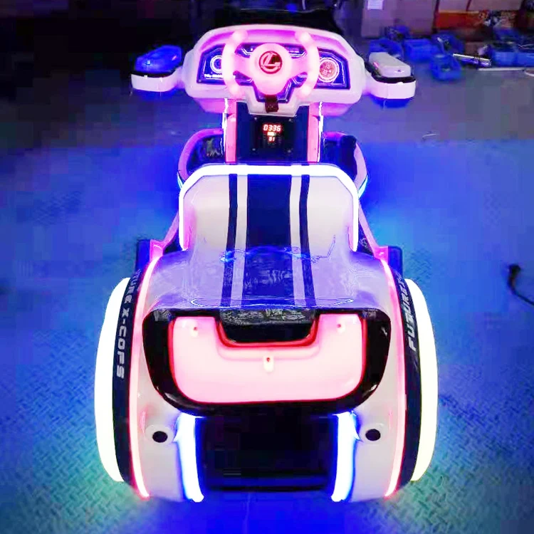 Amusement Park Shopping Mall Kiddie Rides Mall Child Ride on Kids Colorful Lights Wheel Motorcycle Bumper Electric Car