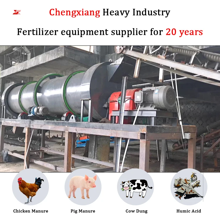High Performance And High Efficiency Fertilizer Granulator Pig Manure Fertilizer Pellet Machine Supplier