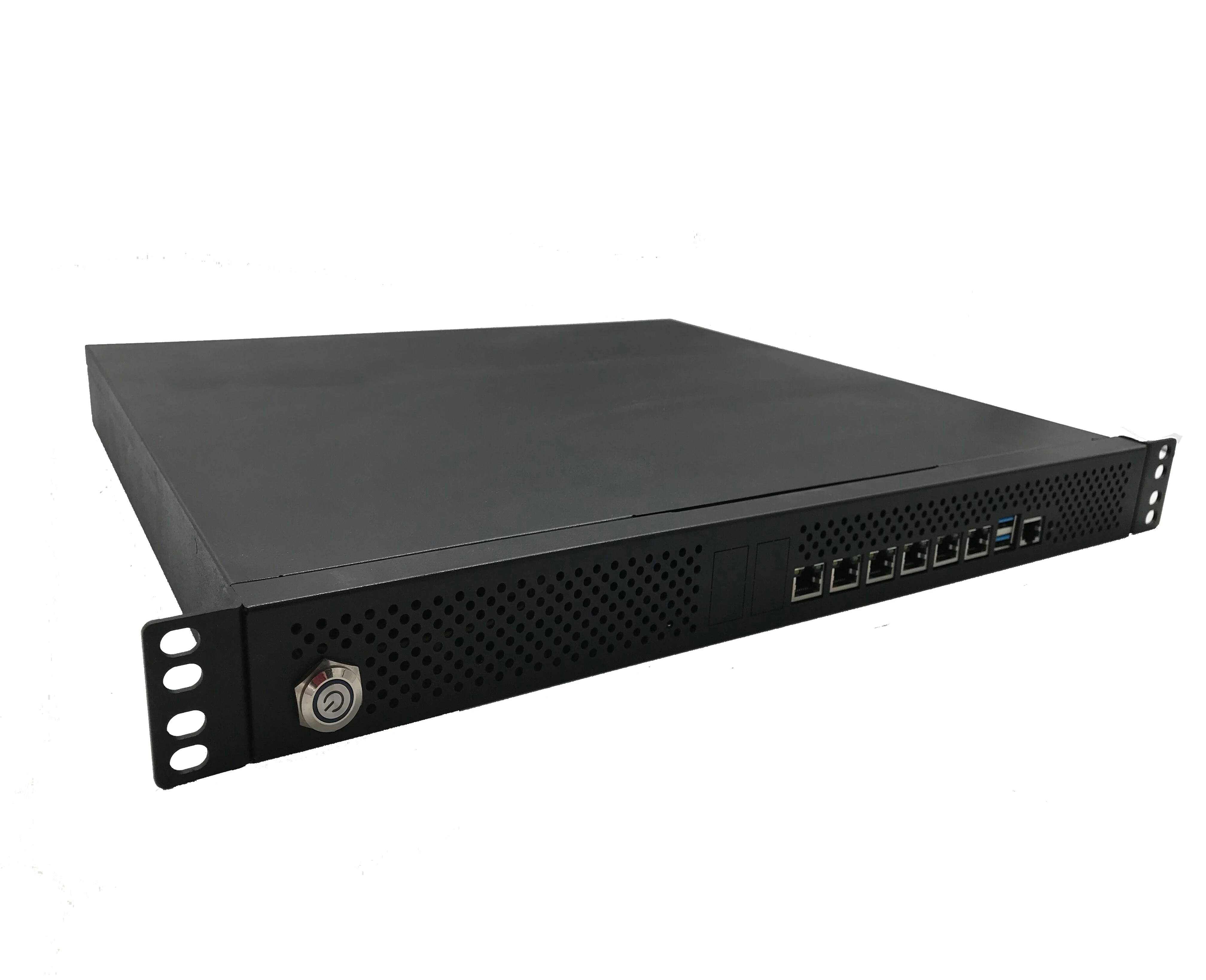 Сетевое устройство 1U с платформой Skylake Intel Core i7/i5/i3 Xeon 1200 v5/v6 сетевое 6 LAN + 4 SFP
