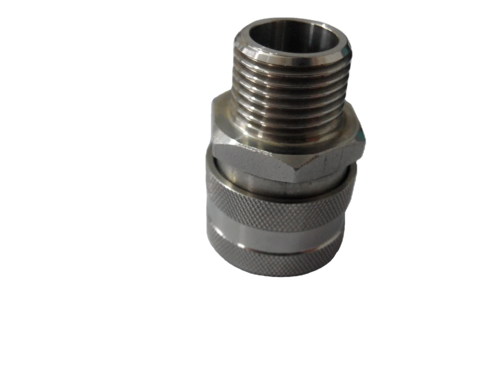 Stainless steel hydraulic quick coupling