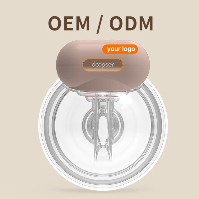 Doopser Wearable Hands Free Breast Pump Electric Breast Pump DPS-8012 Silicone Wearable Cup Breast Milk